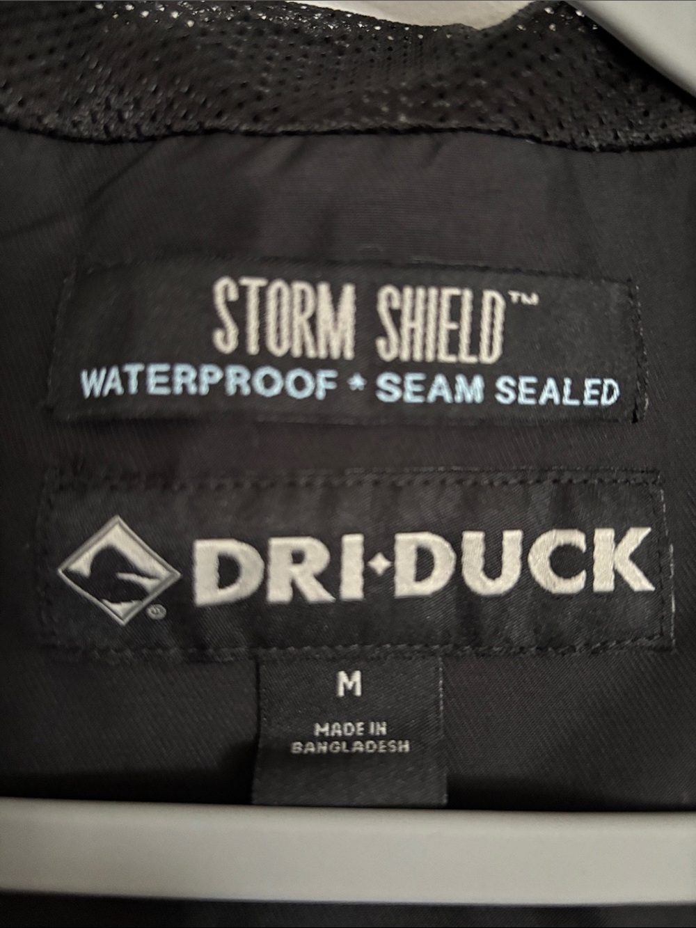 Imperial Women's Black Hooded Raincoat - Picture 4 of 4